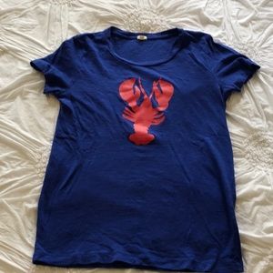 J. Crew Lobster graphic Tee